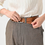 45R Vintage Leather Belt