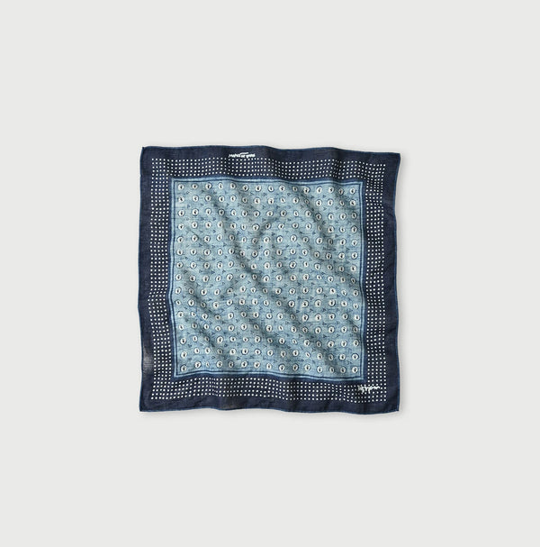 45R Indigo Gauze Donkey Komon Bandana
