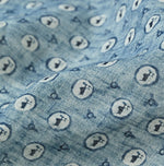 45R Indigo Gauze Donkey Komon Bandana