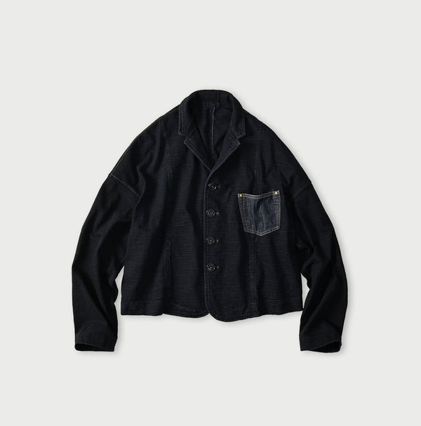 45R Indigo Dekoboko Tenjiku 908 Uma Jacket