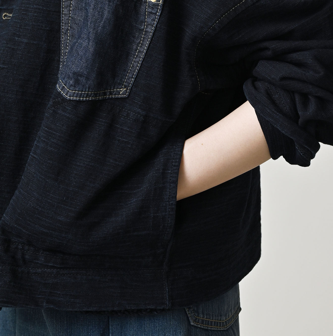 45R Indigo Dekoboko Tenjiku 908 Uma Jacket - Image 13