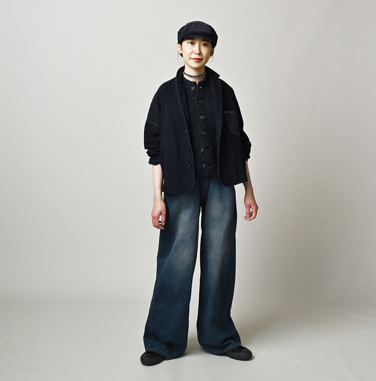 45R Indigo Dekoboko Tenjiku 908 Uma Jacket