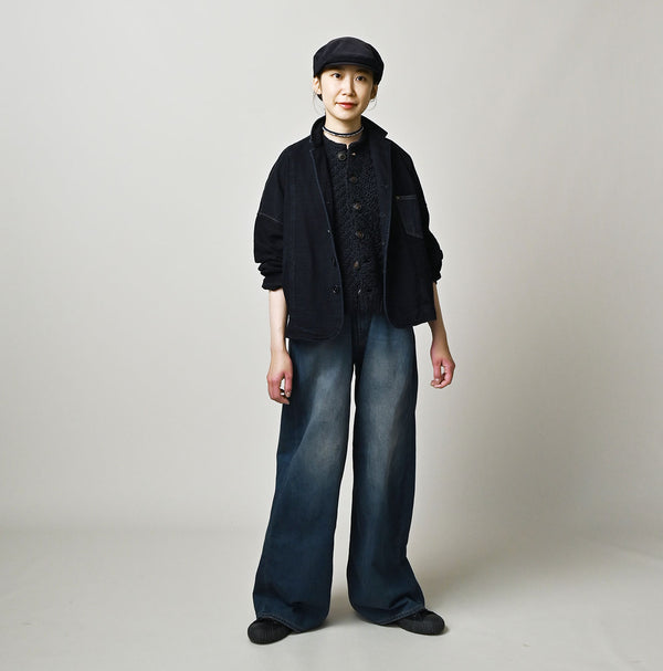 45R Indigo Dekoboko Tenjiku 908 Uma Jacket