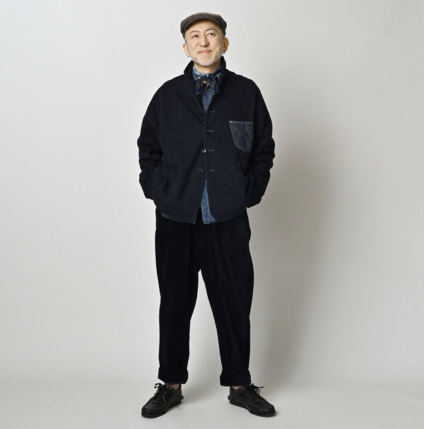 45R Indigo Dekoboko Tenjiku 908 Uma Jacket