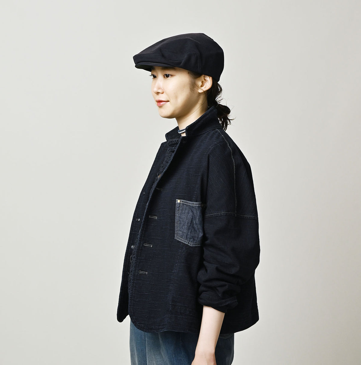 45R Indigo Dekoboko Tenjiku 908 Uma Jacket