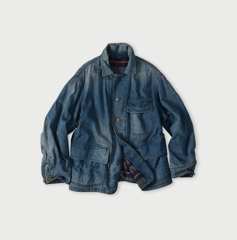 45R Light Mont Brown Denim 908 Yama Coverall - Image 1