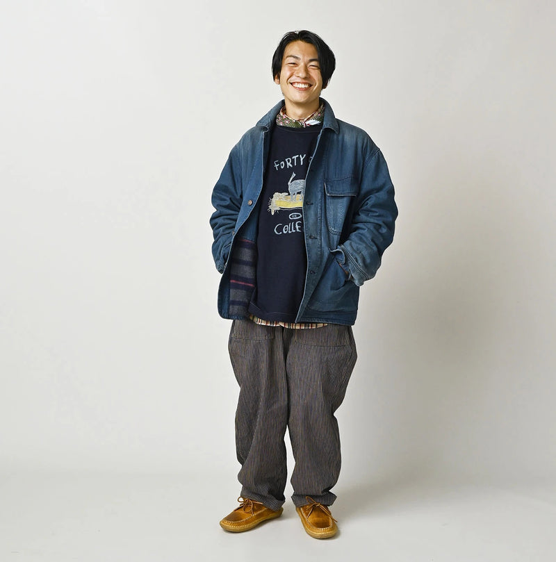45R Light Mont Brown Denim 908 Yama Coverall - Image 3
