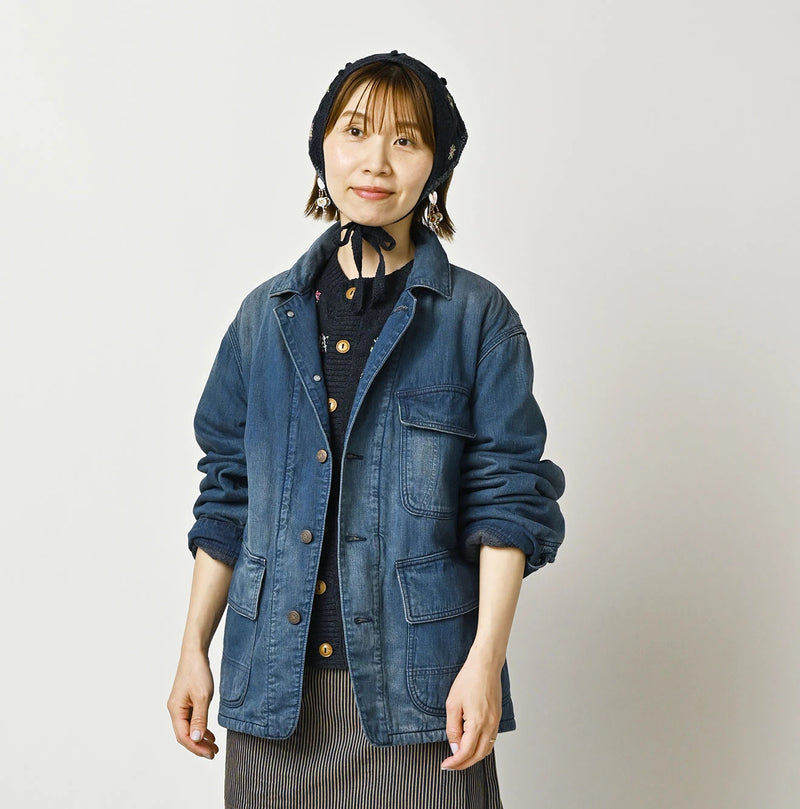 45R Light Mont Brown Denim 908 Yama Coverall - Image 4