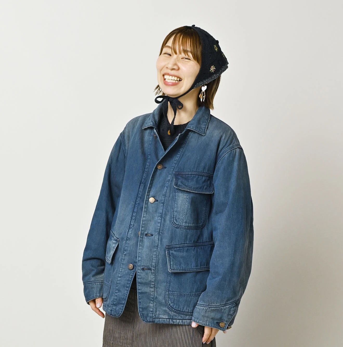 45R Light Mont Brown Denim 908 Yama Coverall - Image 7