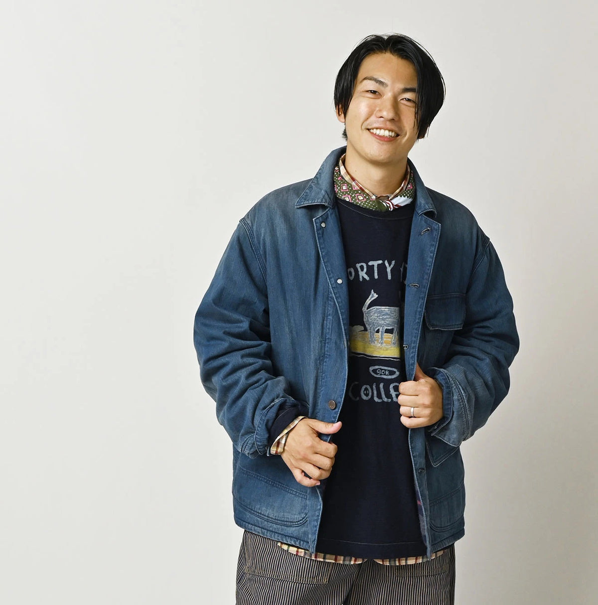 45R Light Mont Brown Denim 908 Yama Coverall