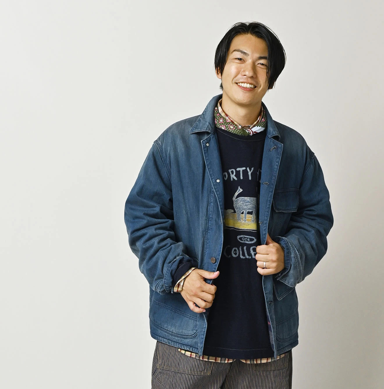 45R Light Mont Brown Denim 908 Yama Coverall - Image 8