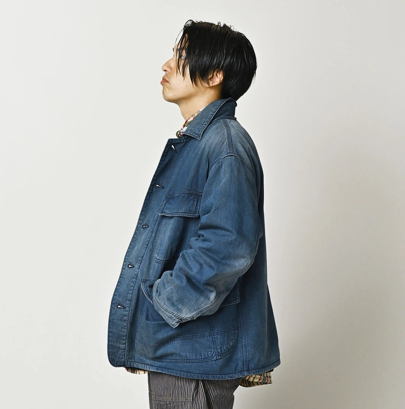 45R Light Mont Brown Denim 908 Yama Coverall - Image 9
