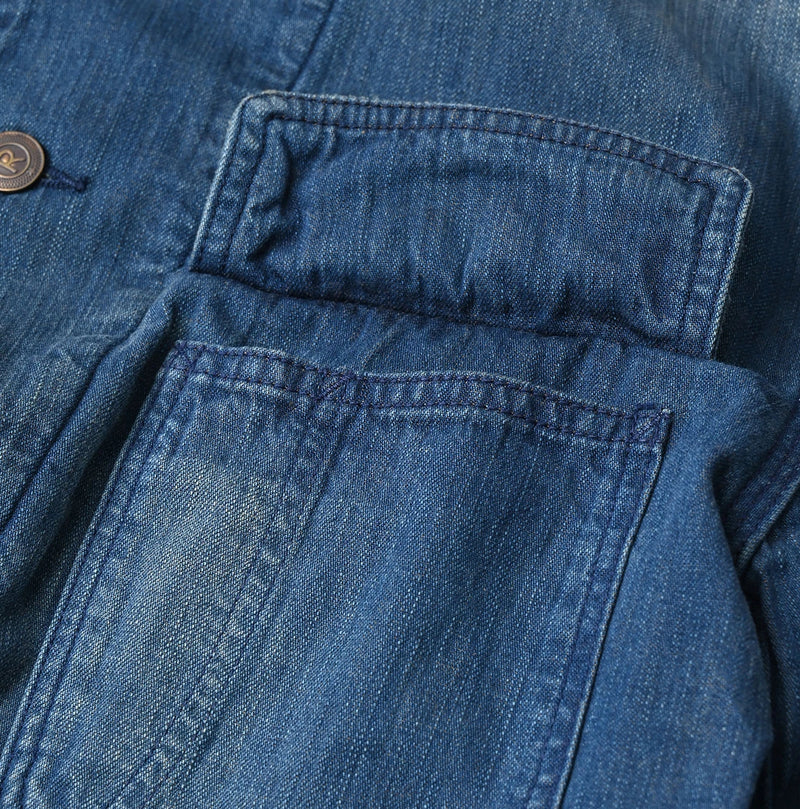45R Light Mont Brown Denim 908 Yama Coverall - Image 19