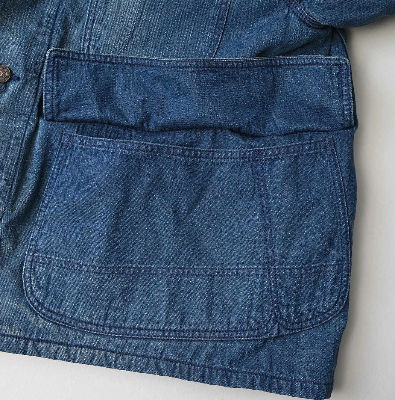 45R Light Mont Brown Denim 908 Yama Coverall - Image 21