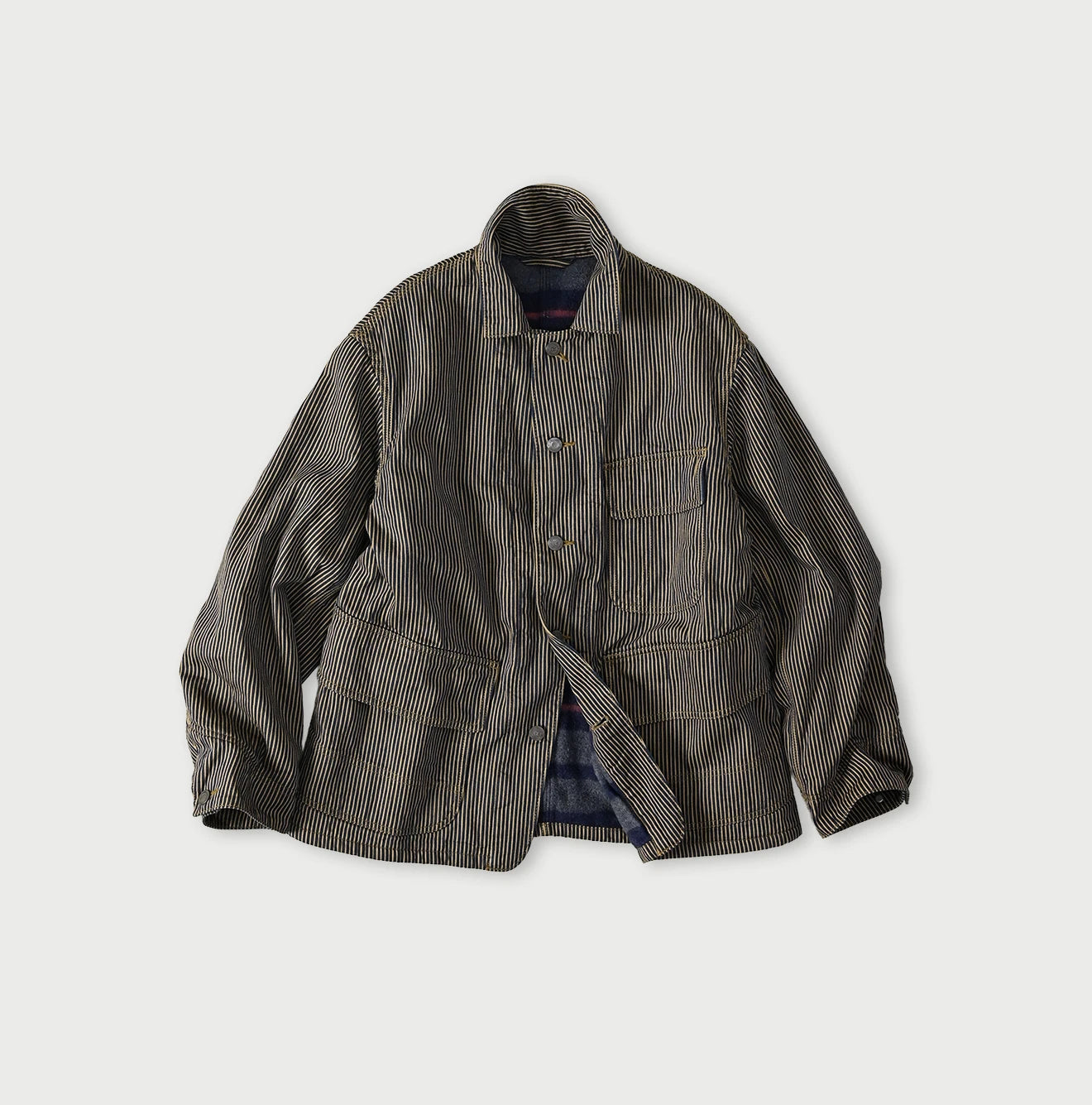 45R Light Mont Brown Denim 908 Yama Coverall - Image 2