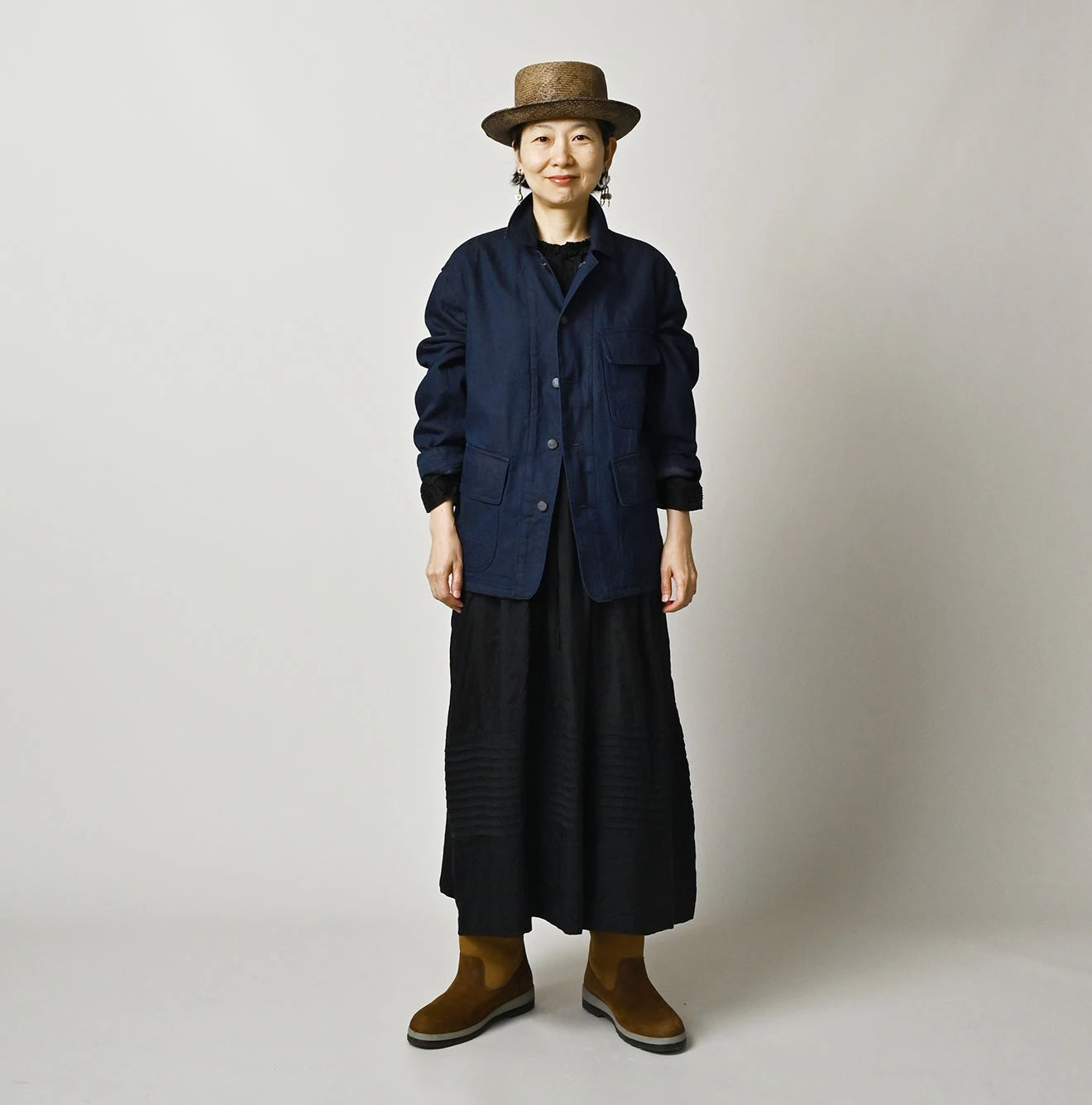 45R Light Mont Brown Denim 908 Yama Coverall - Image 5