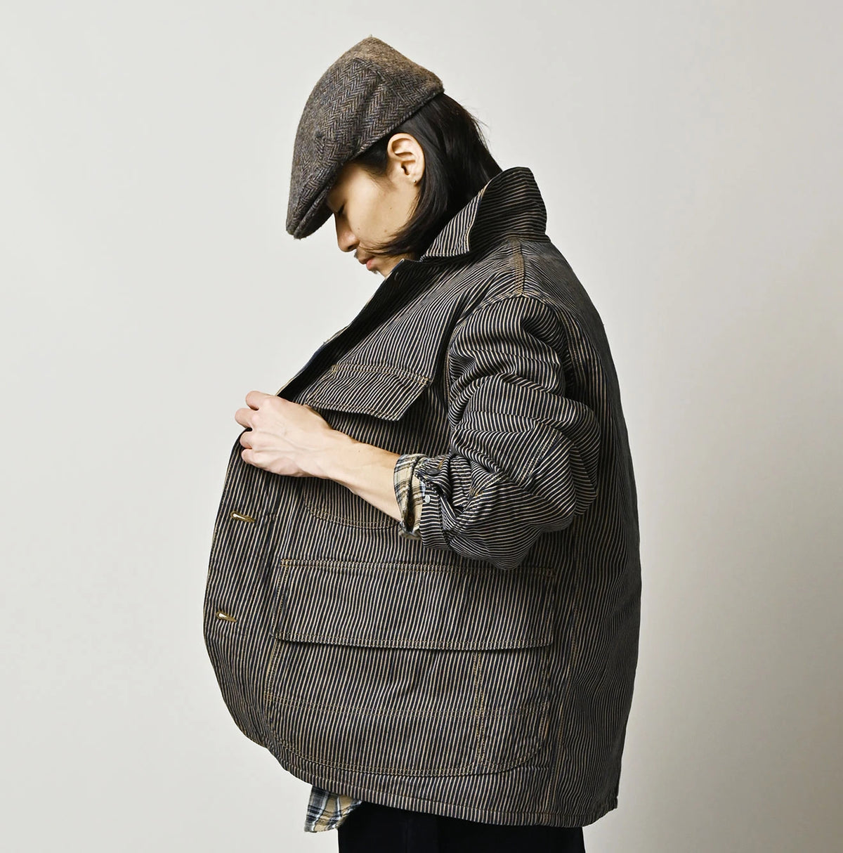 45R Light Mont Brown Denim 908 Yama Coverall