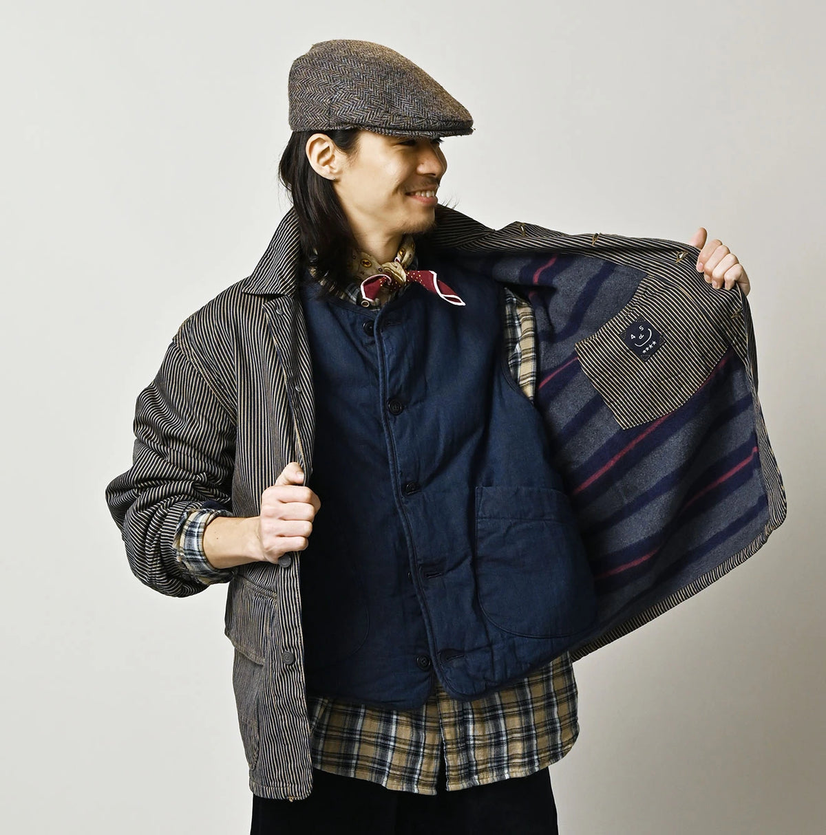 45R Light Mont Brown Denim 908 Yama Coverall