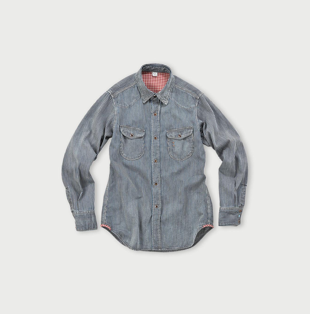 Shirt Denim 908 Eastern Shirt Distressed (Size 1 & 2) - 45R by 45rpm studio - Image 2