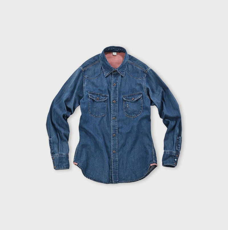 Shirt Denim 908 Eastern Shirt Distressed (Size 1 & 2) - 45R by 45rpm studio