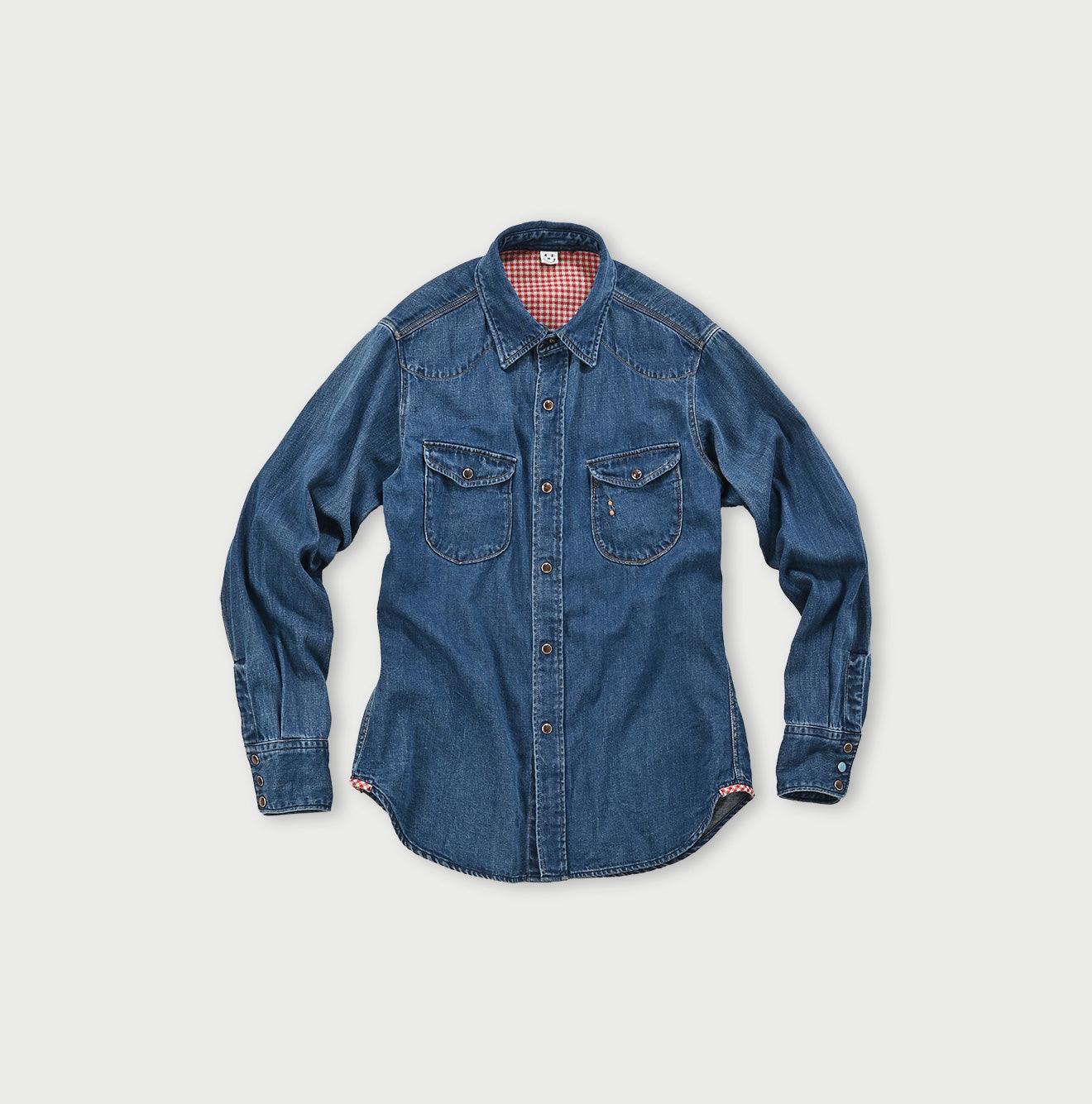 Shirt Denim 908 Eastern Shirt Distressed (Size 1 & 2) - 45R by 45rpm studio - Image 1