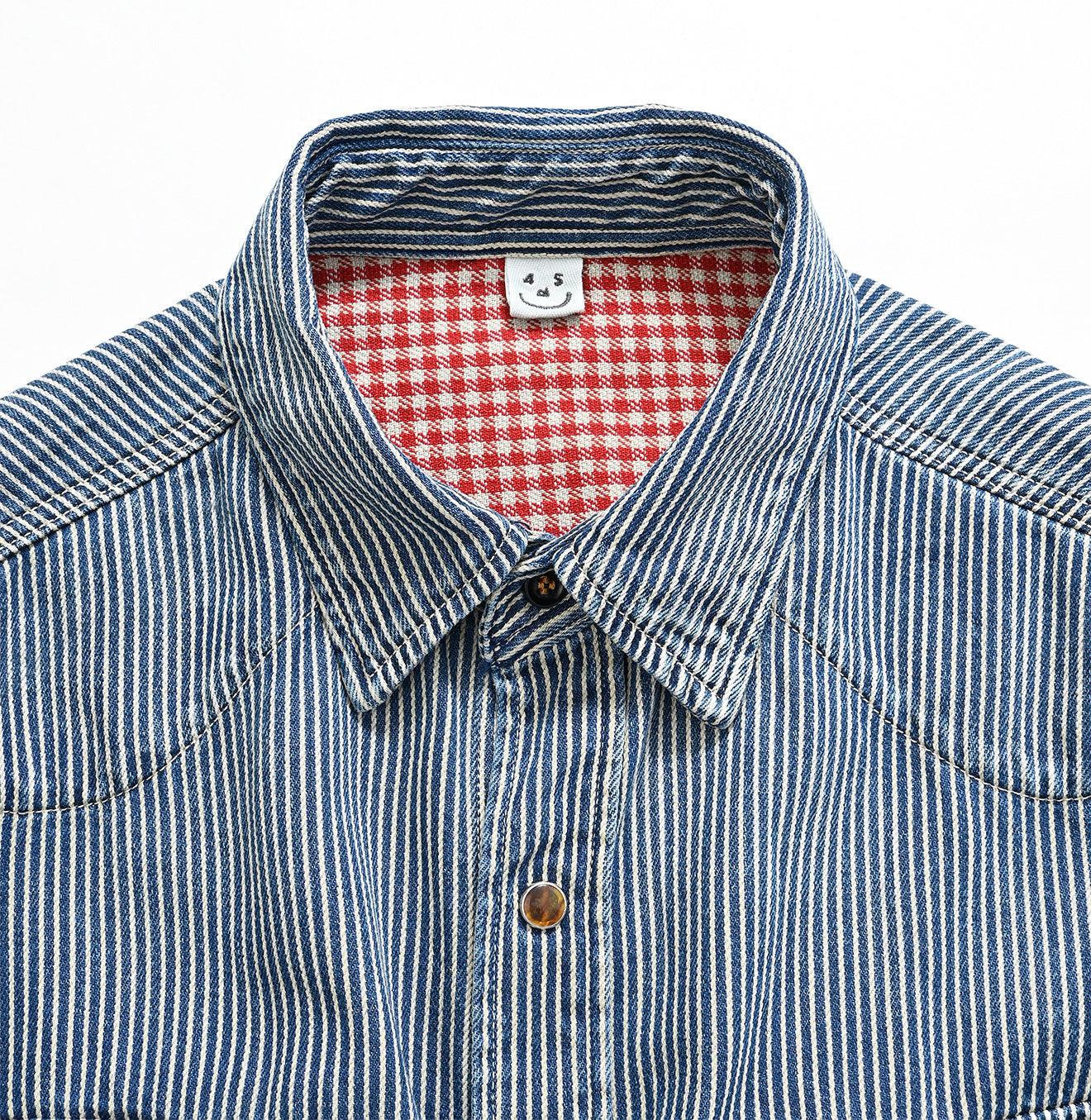 Shirt Denim 908 Eastern Shirt Distressed (Size 1 & 2) - 45R by 45rpm studio - Image 8