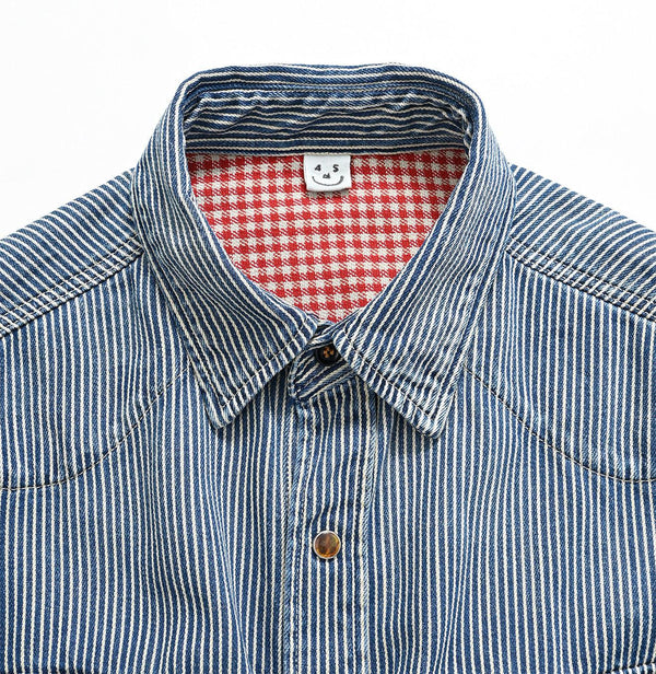 Shirt Denim 908 Eastern Shirt Distressed (Size 1 & 2) - 45R by 45rpm studio