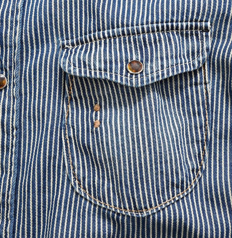 Shirt Denim 908 Eastern Shirt Distressed (Size 1 & 2) - 45R by 45rpm studio
