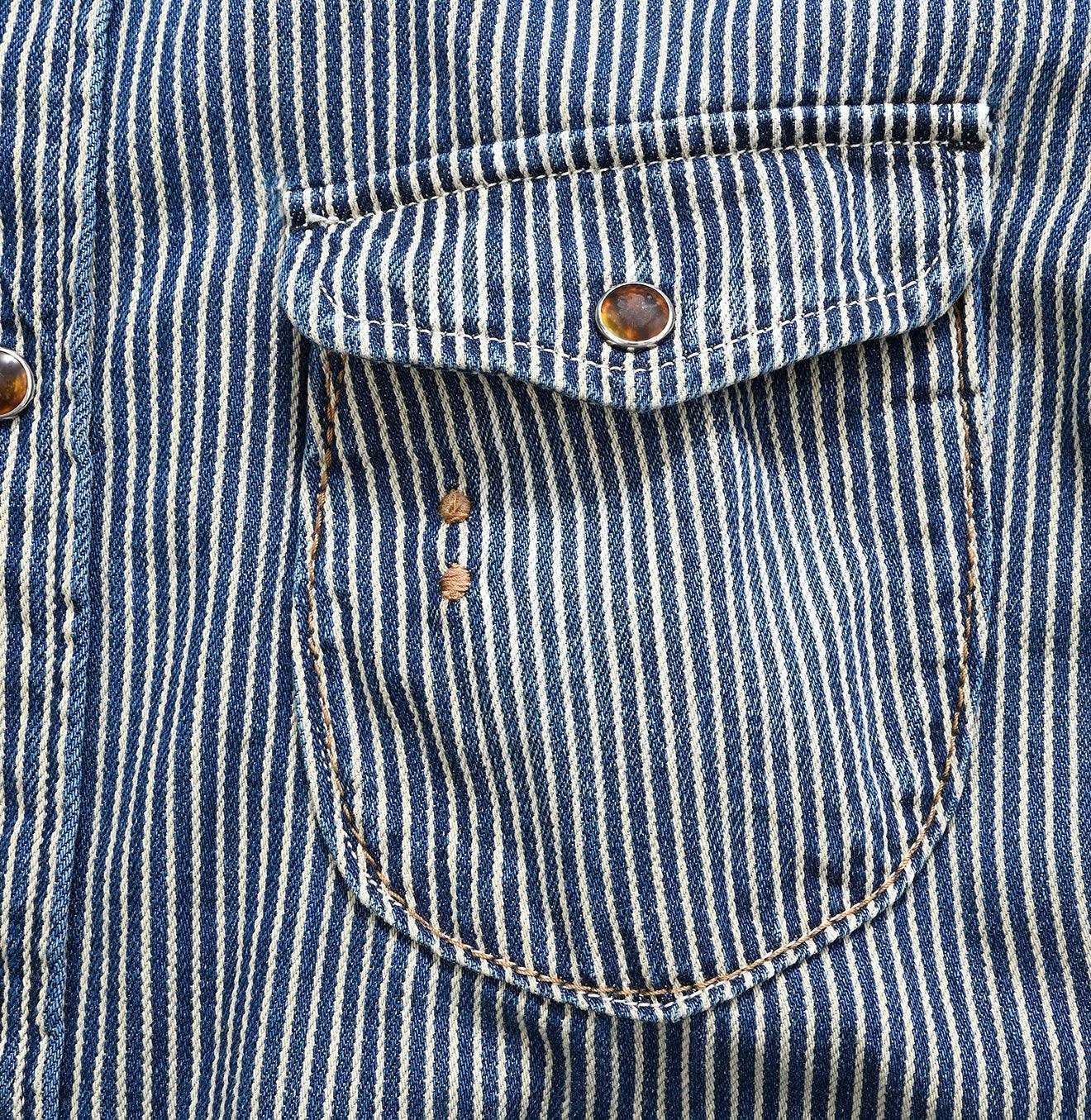Shirt Denim 908 Eastern Shirt Distressed (Size 1 & 2) - 45R by 45rpm studio - Image 11