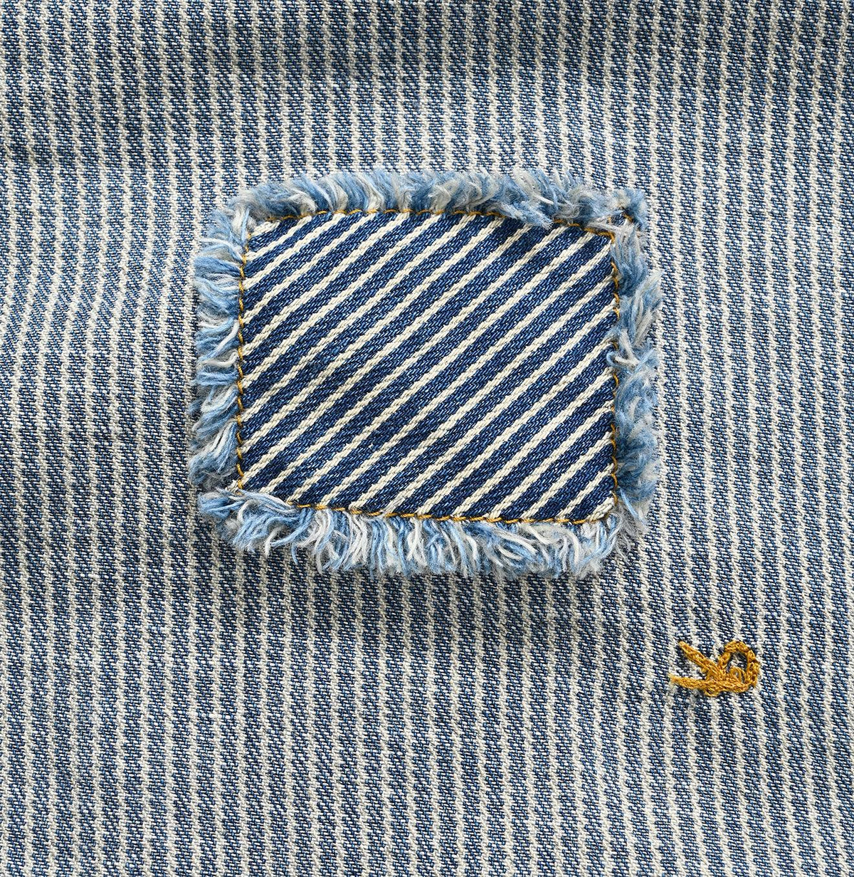 Shirt Denim 908 Eastern Shirt Distressed (Size 1 & 2) - 45R by 45rpm studio