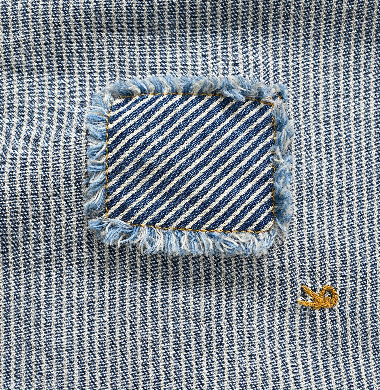 Shirt Denim 908 Eastern Shirt Distressed (Size 1 & 2) - 45R by 45rpm studio