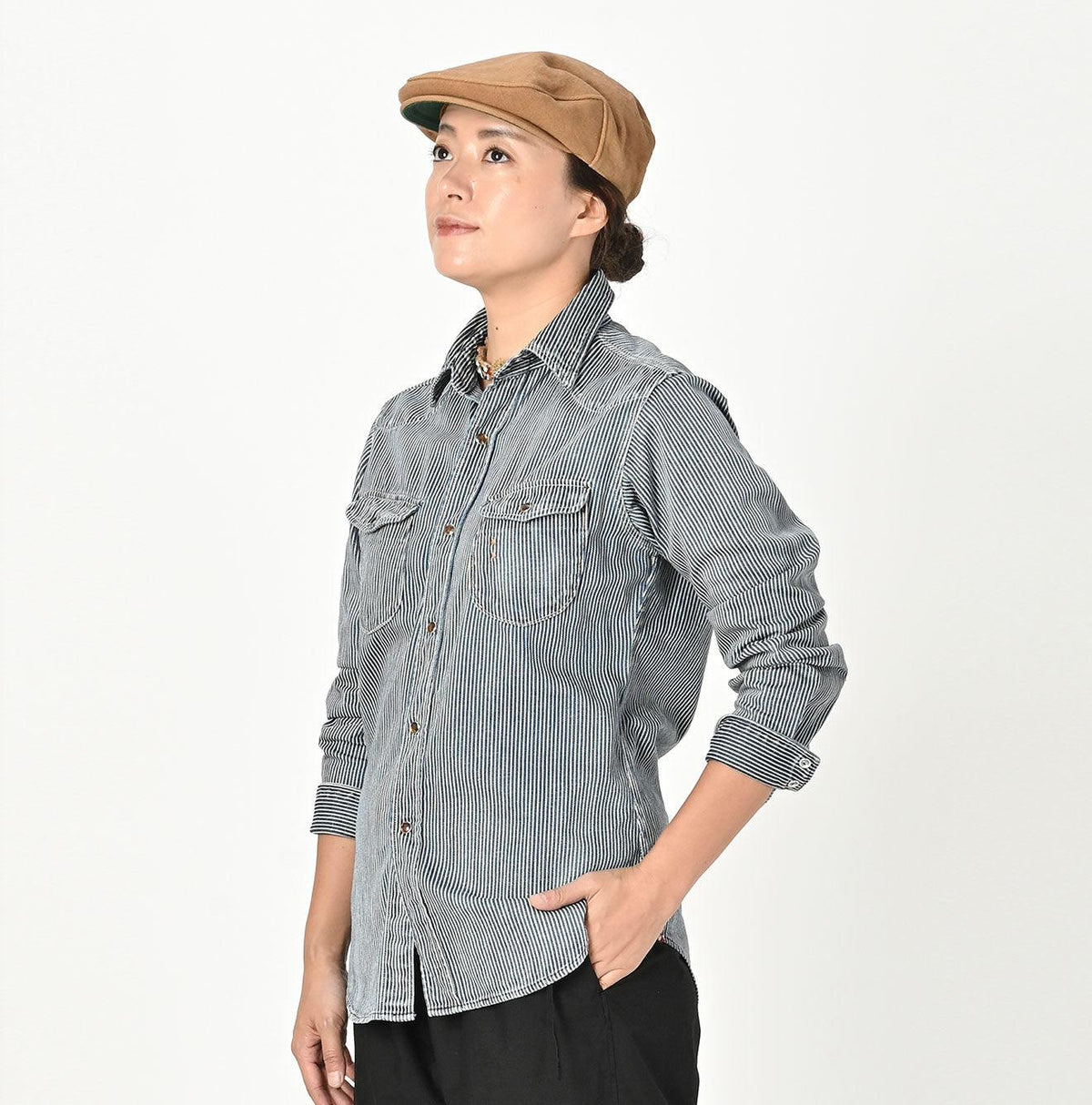 Shirt Denim 908 Eastern Shirt Distressed (Size 1 & 2) - 45R by 45rpm studio