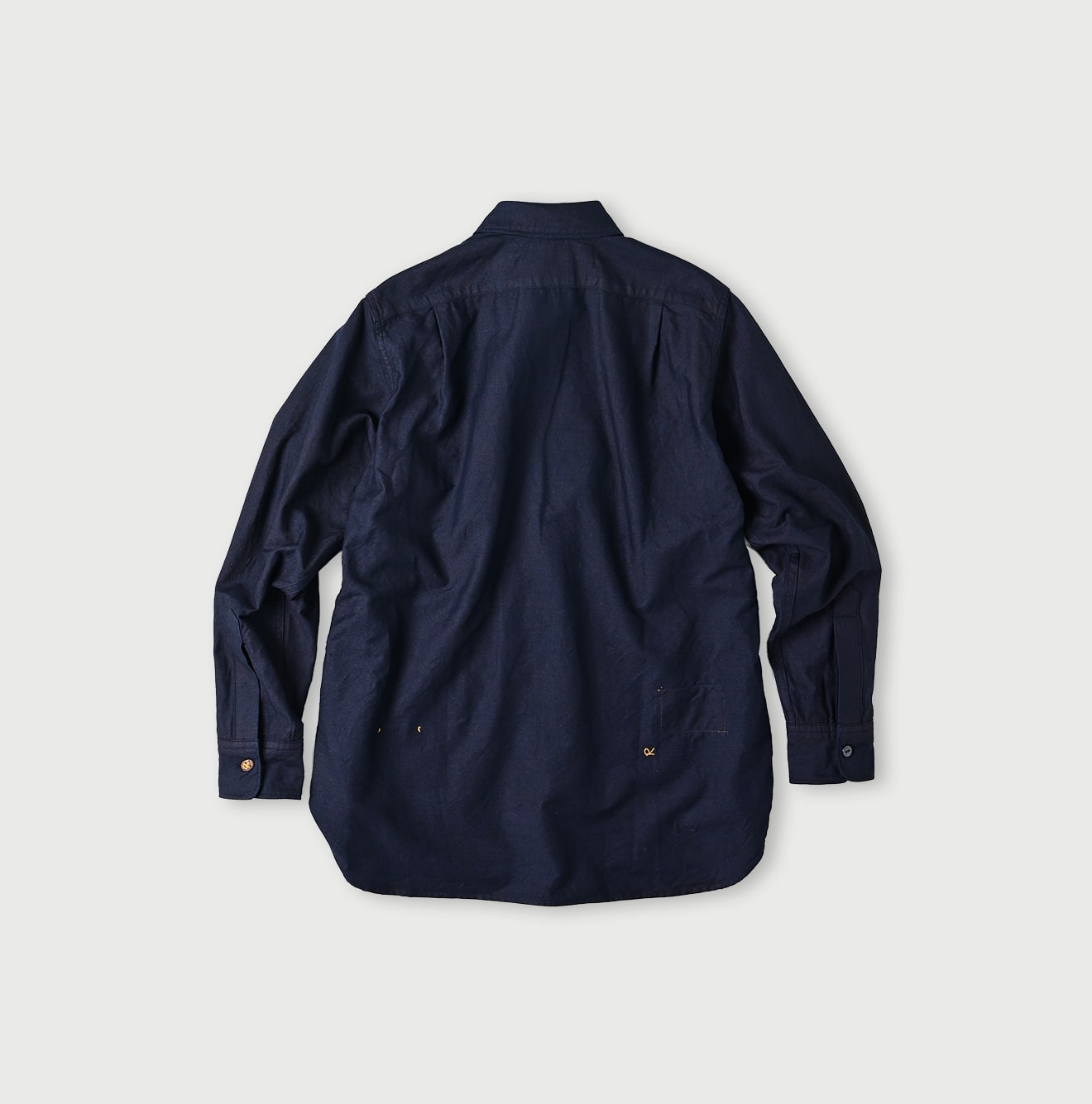 45R Indigo Supima Oxford 908 Military Shirt - Image 16