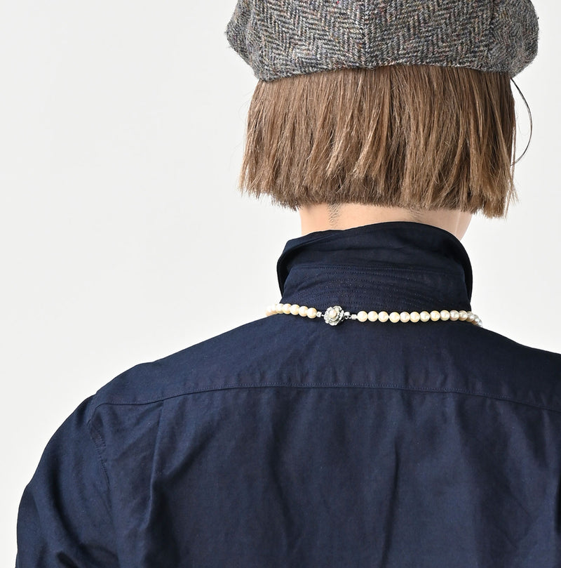 45R Indigo Supima Oxford 908 Military Shirt - Image 13