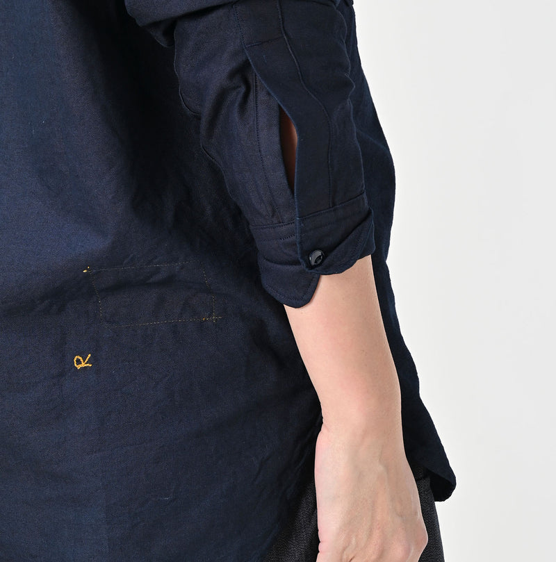 45R Indigo Supima Oxford 908 Military Shirt