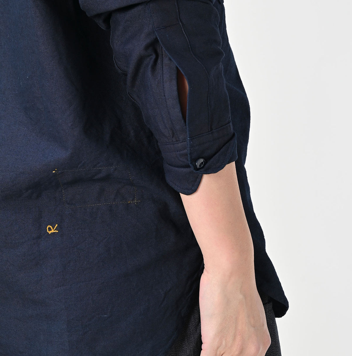 45R Indigo Supima Oxford 908 Military Shirt