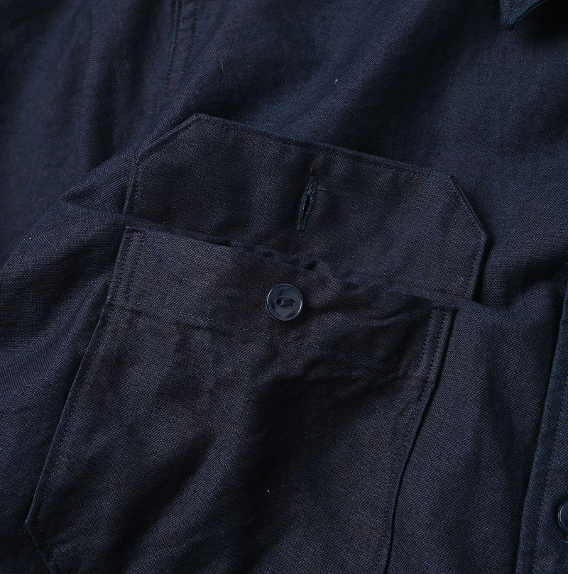 45R Indigo Supima Oxford 908 Military Shirt - Image 18