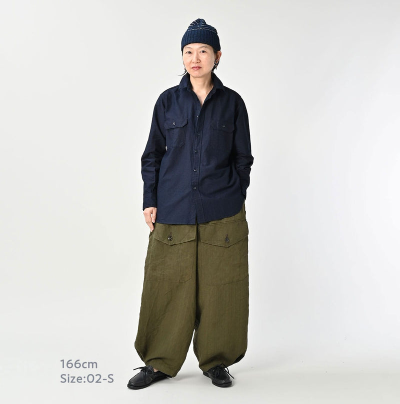 45R Indigo Supima Oxford 908 Military Shirt