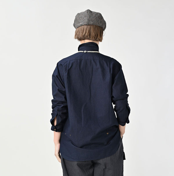 45R Indigo Supima Oxford 908 Military Shirt