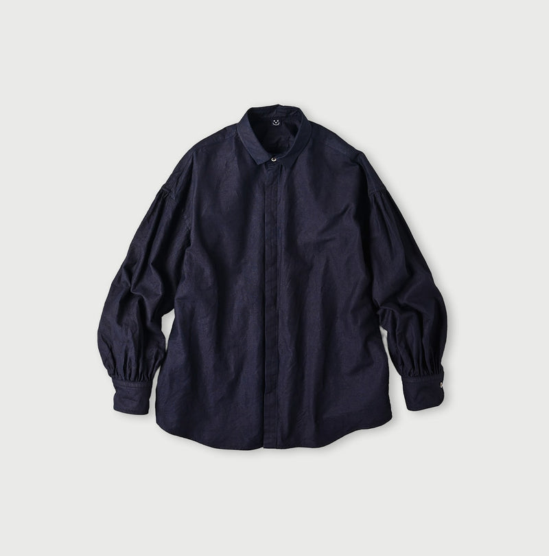 45R Indigo Supima Oxford 908 Petit Collar Coupe Shirt
