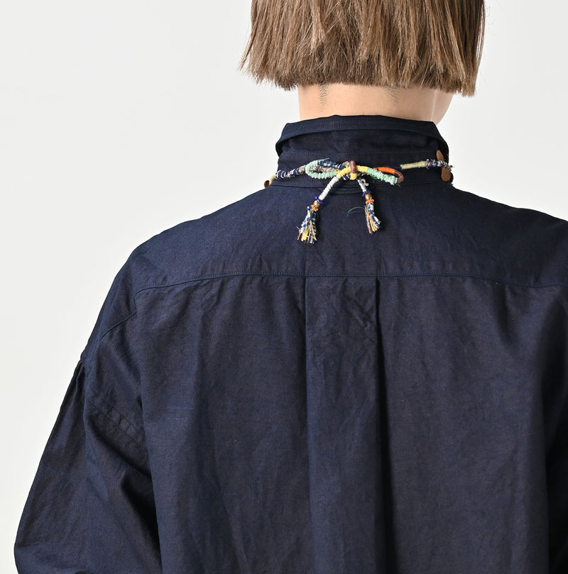 45R Indigo Supima Oxford 908 Petit Collar Coupe Shirt