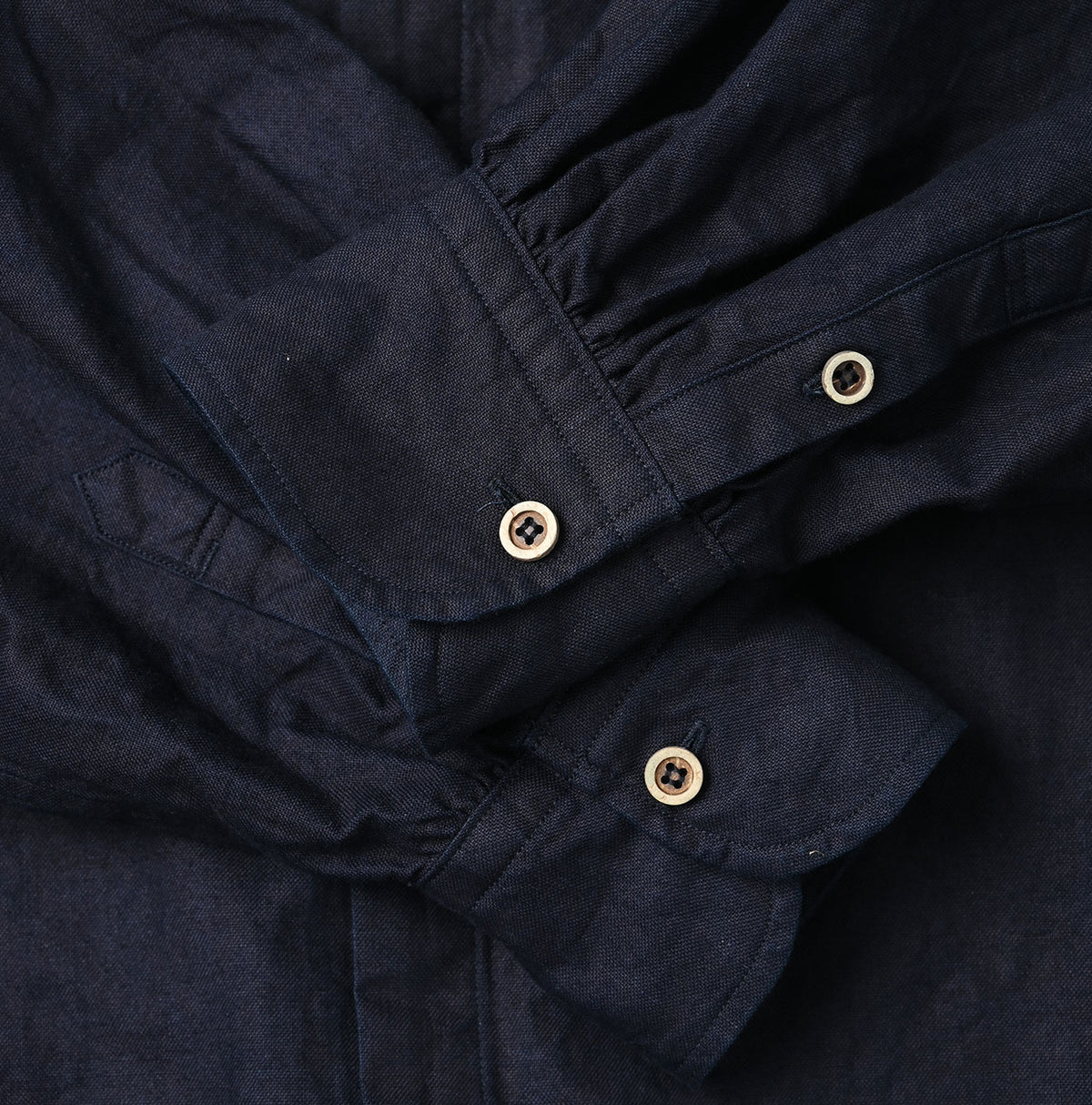 45R Indigo Supima Oxford 908 Petit Collar Coupe Shirt