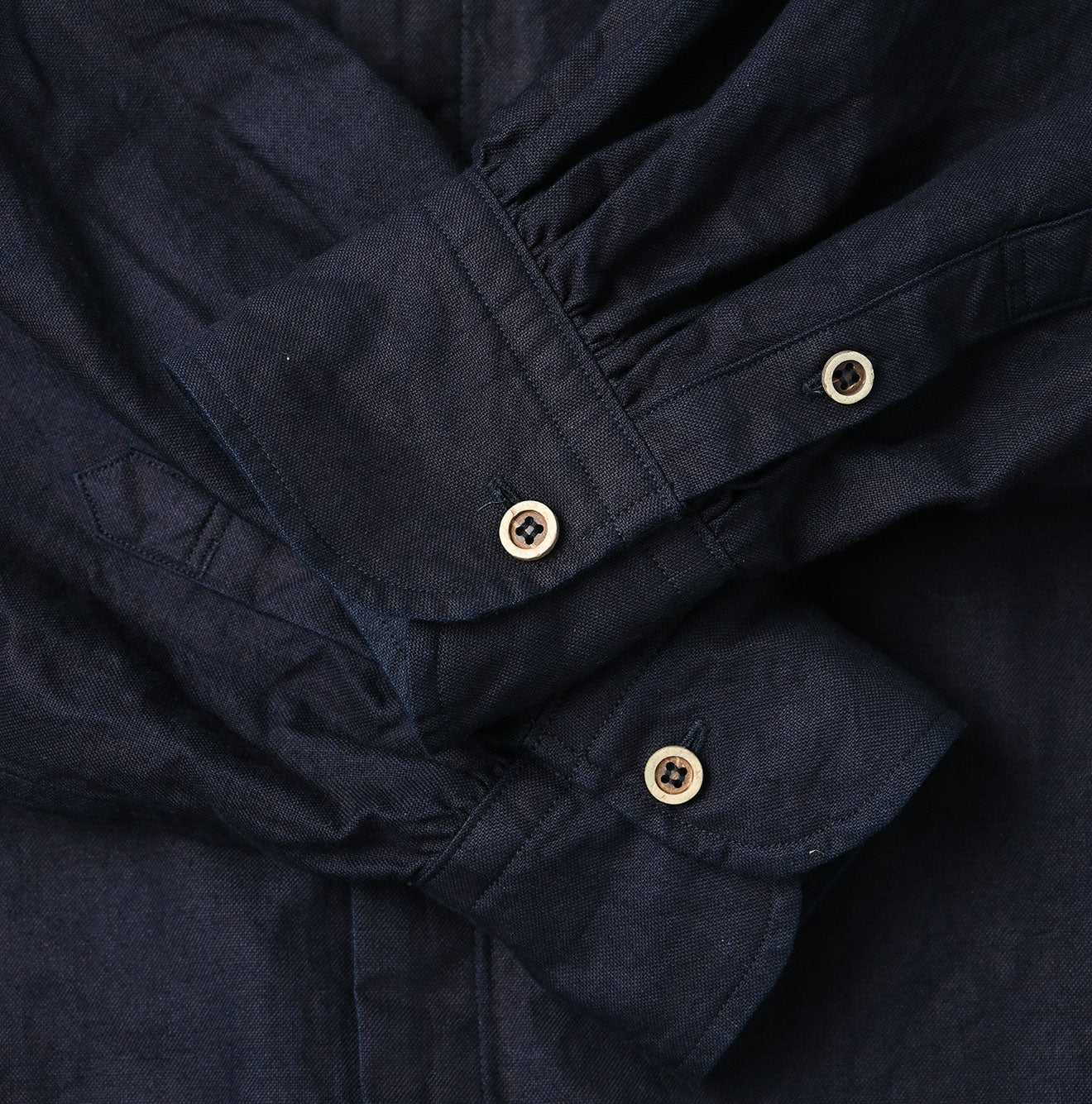 45R Indigo Supima Oxford 908 Petit Collar Coupe Shirt