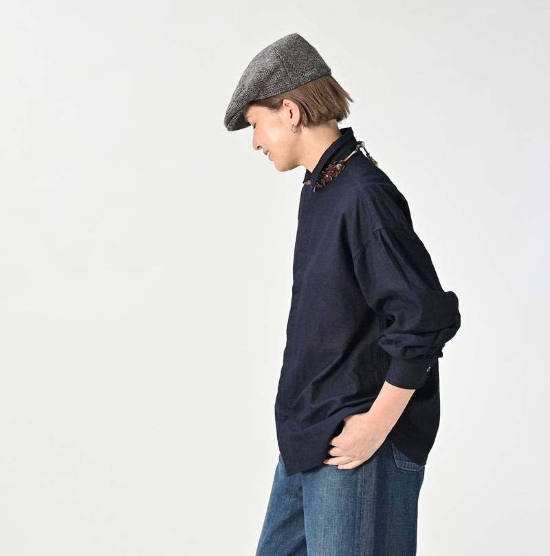45R Indigo Supima Oxford 908 Petit Collar Coupe Shirt