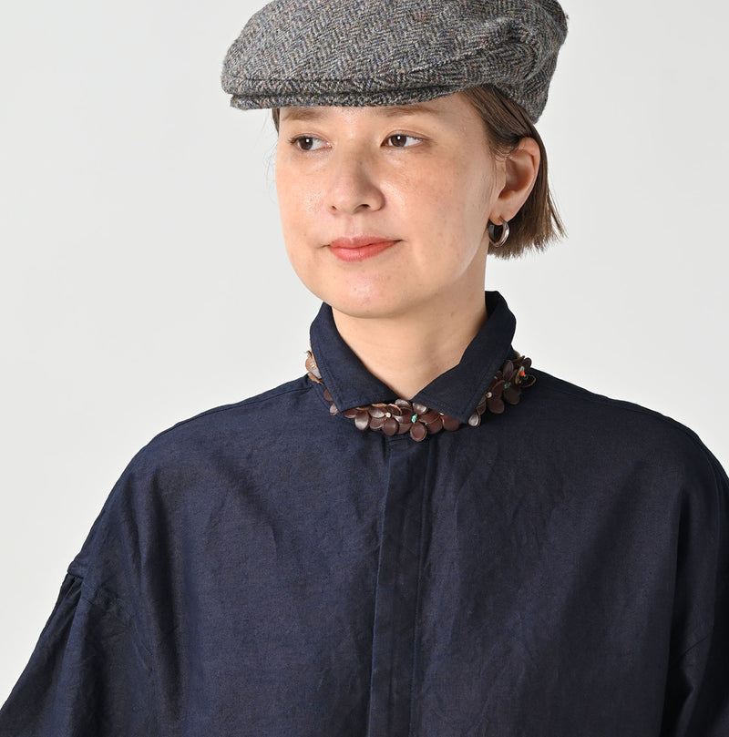 45R Indigo Supima Oxford 908 Petit Collar Coupe Shirt