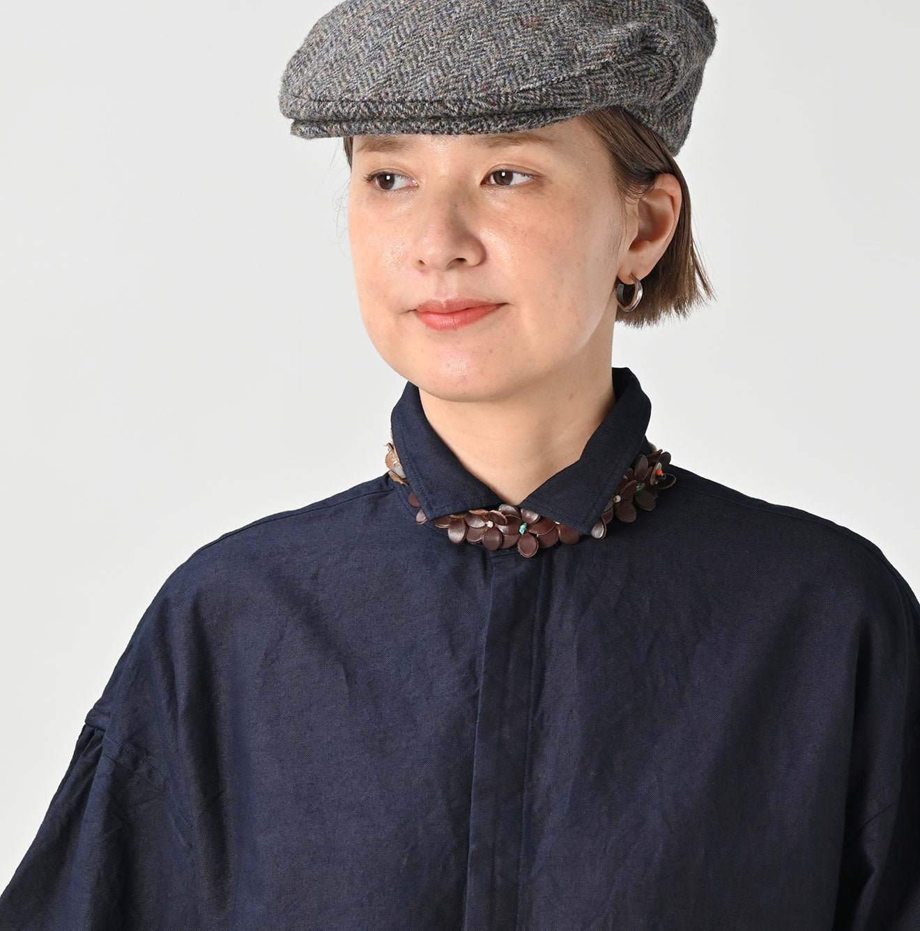 45R Indigo Supima Oxford 908 Petit Collar Coupe Shirt