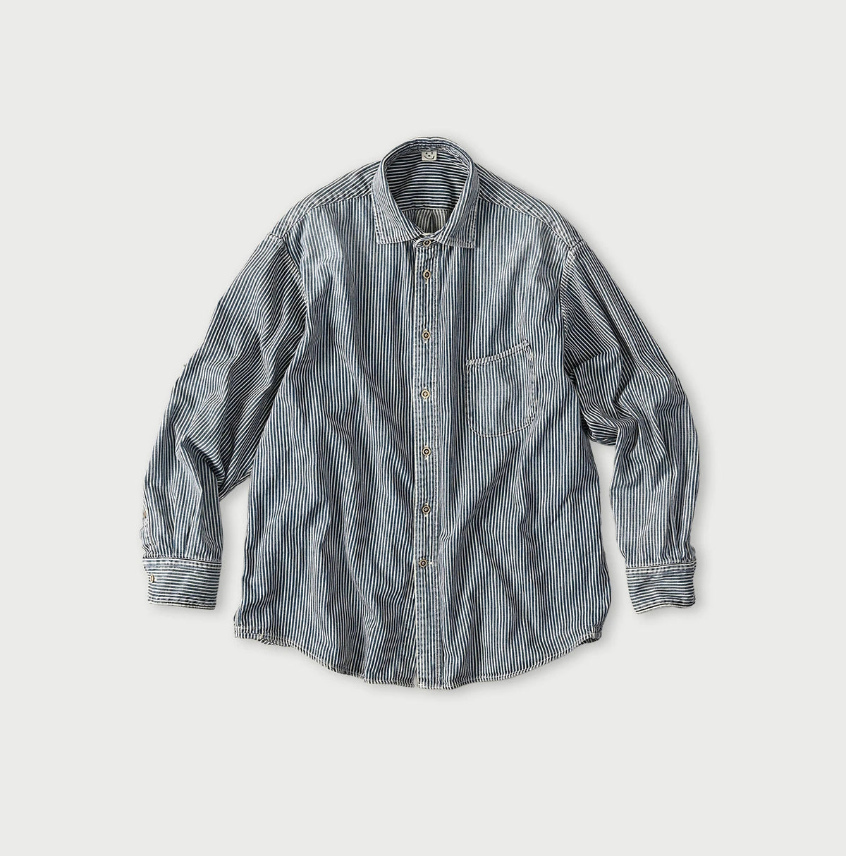 45R Komugi Denim 908 Wide Collar Shirt