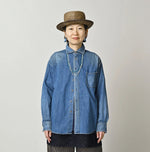 45R Komugi Denim 908 Wide Collar Shirt
