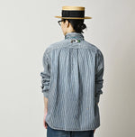 45R Komugi Denim 908 Wide Collar Shirt