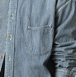 45R Komugi Denim 908 Wide Collar Shirt